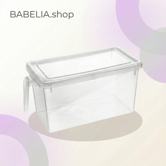 FridgeBox Max – Organizador Transparente para Refrigerador/Despensa